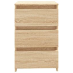 Berkfield Home Bed Cabinets 2 pcs Sonoma Oak 40x35x62.5 cm Engineered Wood in Brown - thumbnail 4