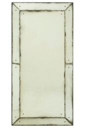 Orsina Riza Large Panelled Wall Mirror in Green - thumbnail 1