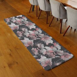 Benjamin Tate Design Imprints Flowers & Leaves Of Wild Rose Runner Rug in Natural - Size: 67 cm x 230 cm - thumbnail 2