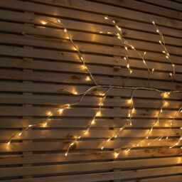 Samuel Alexander 3m Light up Gold Christmas Garland Branch with 288 Warm White LEDs - thumbnail 7