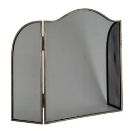Lemon Pavilion Furniture and Decor Antiqued Large Fire Screen - Metal - L3 x W85 x H85 cm - Silver - thumbnail 2