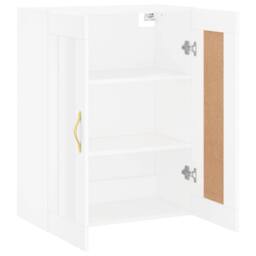 Berkfield Home Wall Mounted Cabinet White 69.5x34x90 cm Engineered Wood - thumbnail 6