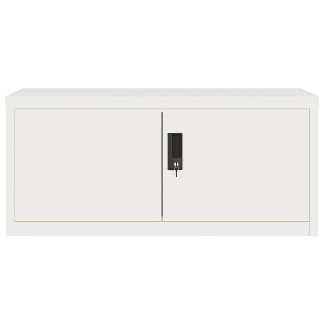 Berkfield Home Durable File Cabinet White 90x40x40 cm Steel - Size: 90 x 40 x 40 cm - image 1
