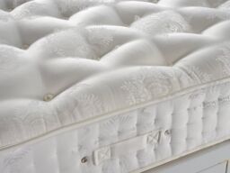 Somnior The Cashmere 2000 - Natural Thermo Balance Medium Firm Mattress in White - Size: Super King - thumbnail 3