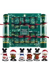 kreativekraft Christmas Crackers Pack of 6 Mini Games or Wind Up Toys - Size: 6 Pack - thumbnail 1