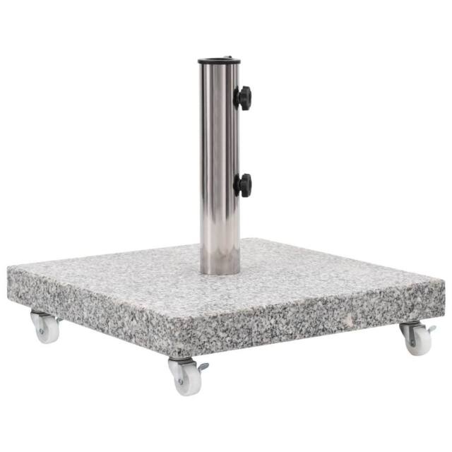 Berkfield Home Parasol Base Granite 30 kg Square Grey - image 1