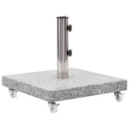 Berkfield Home Parasol Base Granite 30 kg Square Grey - thumbnail 1