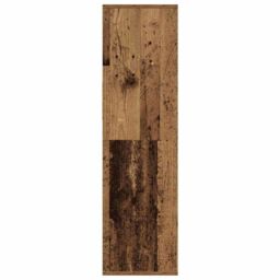 Berkfield Home Book Cabinet Old Wood 34x31x112 cm Engineered Wood in Brown - Size: 34 x 31 x 112 cm - thumbnail 5