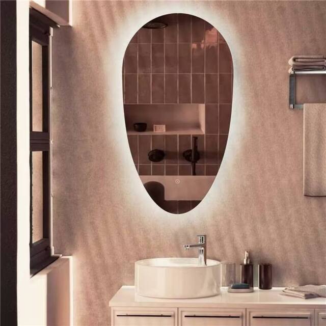 Bathroom Kingdom Jacob Illluminated LED Mirror 900x500mm in Silver - image 1