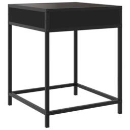 Berkfield Home Decorative Coffee Table with Infinity LED Black 40x40x51 cm - Size: 40 x 40 x 51 cm - thumbnail 8