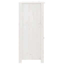 Berkfield Home Sideboards 2 pcs White 40x35x80 cm Solid Wood Pine - Size: 40 x 35 x 80 cm - thumbnail 6