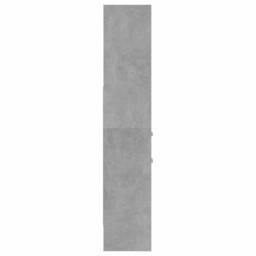 Berkfield Home Modern Book Cabinet Concrete Grey 40x35x180 cm Engineered Wood - Size: 40 x 35 x 180 cm - thumbnail 5