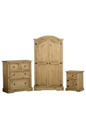 Seconique Corona Trio Bedroom Set in Natural - thumbnail 1