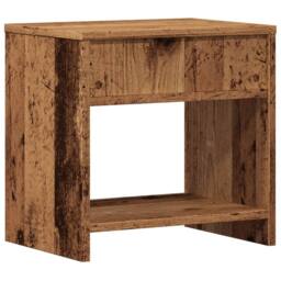 Berkfield Home Timeless Bedside Cabinets¬†2 pcs Old Wood 40x30x40 cm Engineered Wood in Brown - Size: 40 x 30 x 40 cm - thumbnail 8