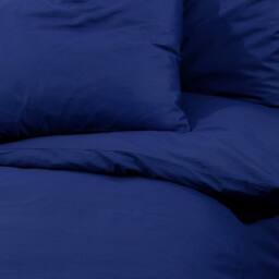 Berkfield Home Elegant Duvet Cover Set Navy Blue 140x200 cm Light-weight Microfiber - thumbnail 7