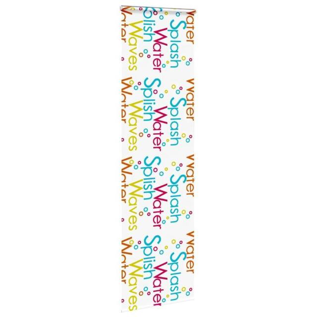 Berkfield Home Shower Roller Blind with Cassette 70x240 cm Fabric Width 66 cm in White - image 1