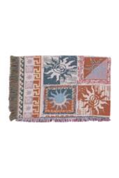 Living and Home Sofa Throw Blanket with Tassels - thumbnail 3