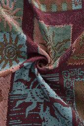 Living and Home Sofa Throw Blanket with Tassels - thumbnail 5