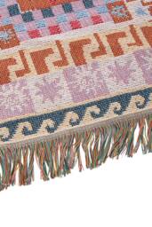 Living and Home Sofa Throw Blanket with Tassels - thumbnail 7