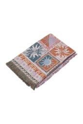 Living and Home Sofa Throw Blanket with Tassels - thumbnail 4