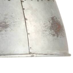 Berkfield Home Industrial Vintage Hanging Lamp 25 W Silver Round 31 cm E27 - thumbnail 6