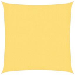 Berkfield Home Sunshade Sail HDPE Square 3.6x3.6 m Beige in Yellow - thumbnail 2