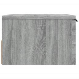 Berkfield Home Wall-mounted Bedside Cabinet Grey Sonoma 34x30x20 cm - Size: 34 x 30 x 20 cm - thumbnail 4