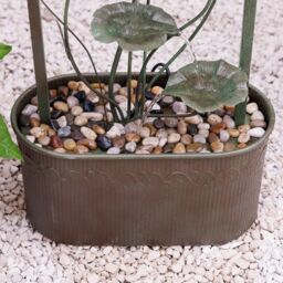 Primrose Enchanted Arch Zinc Cascading Patio Water Feature 120cm in Grey - thumbnail 6