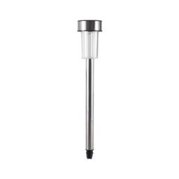Voltico Solar Stainless Steel Garden Path Lights - LED Stick Lamps, 6 Pack in Metallics - thumbnail 3