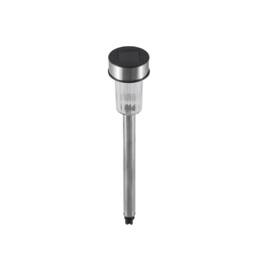 Voltico Solar Stainless Steel Garden Path Lights - LED Stick Lamps, 6 Pack in Metallics - thumbnail 4
