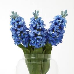 Lemon Pavilion Furniture and Decor Hyacinth (Single Stem Flower) - Plastic - Height 44 cm - Blue - thumbnail 3