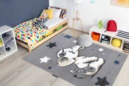 RugsX Petit Rug in Grey - Size: 120 cm x 170 cm - thumbnail 4