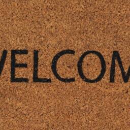 Berkfield Home Durable Door Mat Natural 45x75 cm Tufted Coir in Brown - thumbnail 5
