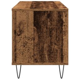 Berkfield Home Record Cabinet Artisan Oak 100x38x48 cm Engineered Wood in Brown - Size: 100 x 38 x 48 cm - thumbnail 7