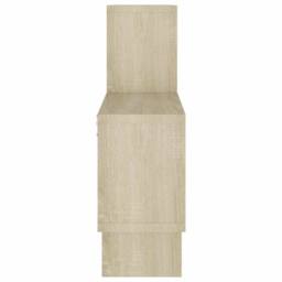Berkfield Home Car-shaped Wall Shelf Sonoma Oak 82x15x51 cm Engineered Wood in Light Oak - Size: 82 x 15 x 51 cm - thumbnail 4