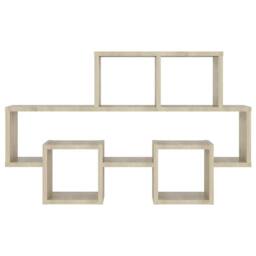 Berkfield Home Car-shaped Wall Shelf Sonoma Oak 82x15x51 cm Engineered Wood in Light Oak - Size: 82 x 15 x 51 cm - thumbnail 3
