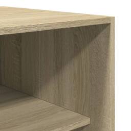 Berkfield Home Wardrobe Sonoma Oak 80x50x200 cm Engineered Wood in Light Oak - Size: 80 x 50 x 200 cm - thumbnail 7