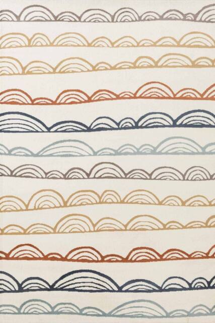 THE RUGS Adventures Kids Rug Kiki Cream Multicolour Kids Bedroom Rug - Size: 120 cm x 170 cm - image 1