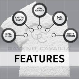 GAVENO CAVAILIA 2 Piece Zero Twist Bath Mat Set in White - thumbnail 2