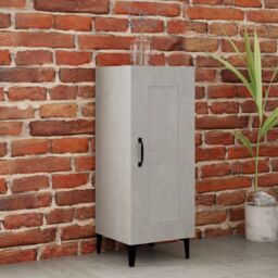 Berkfield Home Sideboard Concrete Grey 34.5x34x90 cm Engineered Wood - thumbnail 1