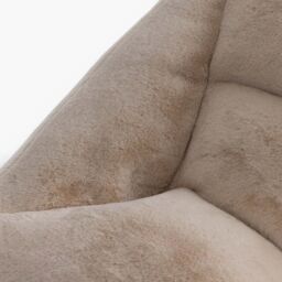 icon Natalia Rabbit Faux Fur Armchair Bean Bag in Natural - Size: Medium - thumbnail 7