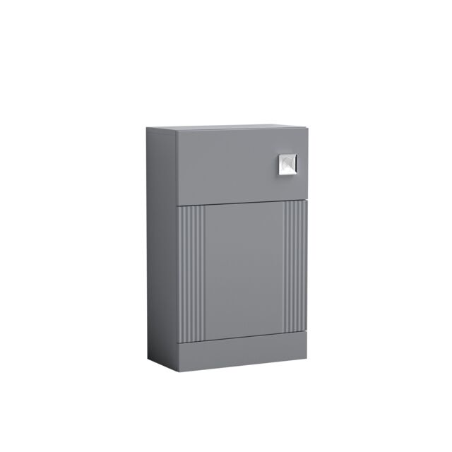 Balterley Retro Floor Standing Bathroom WC Toilet Unit - 500mm - Satin Grey - image 1