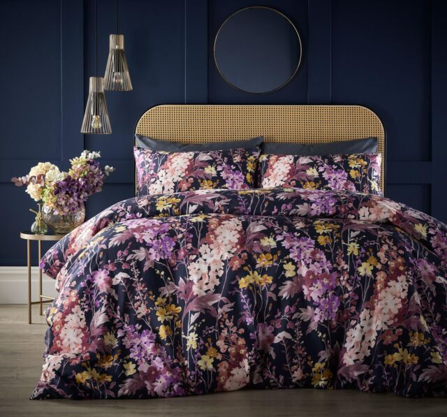 Vantona Boutique Range Clarence Duvet Cover Set - Multi - Size: Super King - image 1