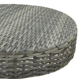 Berkfield Home Garden Table Grey 60.5x106 cm Poly Rattan - thumbnail 4