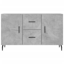 Berkfield Home Sideboard Concrete Grey 100x36x60 cm Engineered Wood - Size: 100 x 36 x 60 cm - thumbnail 6