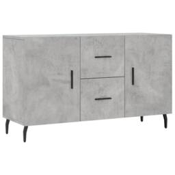 Berkfield Home Sideboard Concrete Grey 100x36x60 cm Engineered Wood - Size: 100 x 36 x 60 cm - thumbnail 3