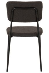 Seconique Sheldon Chair( Set Of 4 ) in Dark Grey - thumbnail 5