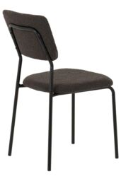Seconique Sheldon Chair( Set Of 4 ) in Dark Grey - thumbnail 4