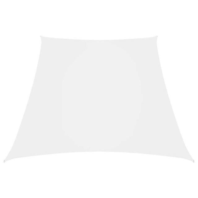 Berkfield Home Sunshade Sail Oxford Fabric Trapezium 3/5x4 m White - image 1