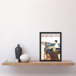 "Artery8 Home Journal Magazine Vintage Framed Wall Art Print Penfield in Beige - Size: W12"" x H16""" - thumbnail 4